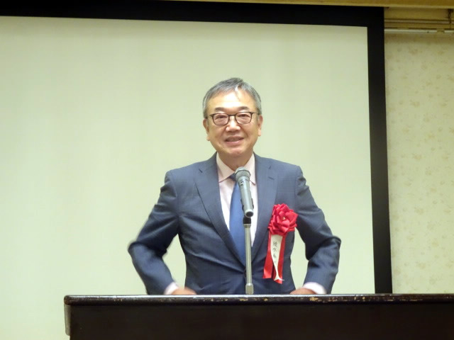 2025年度名古屋支部総会　陵水会理事長・池田直樹氏