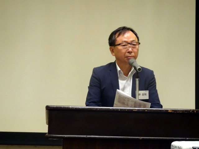 2025年度名古屋支部総会　名古屋支部監事・表野宏和氏