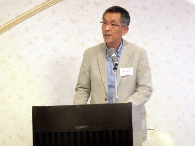 2025年度名古屋支部総会　名古屋支部副幹事長・組織部会長・落合睦司氏