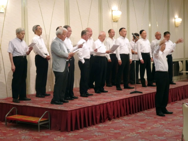 2025年度名古屋支部総会　懇親会　陵水男声合唱団